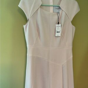 LK Bennett Elize Dress, size 8, Dusk Pink